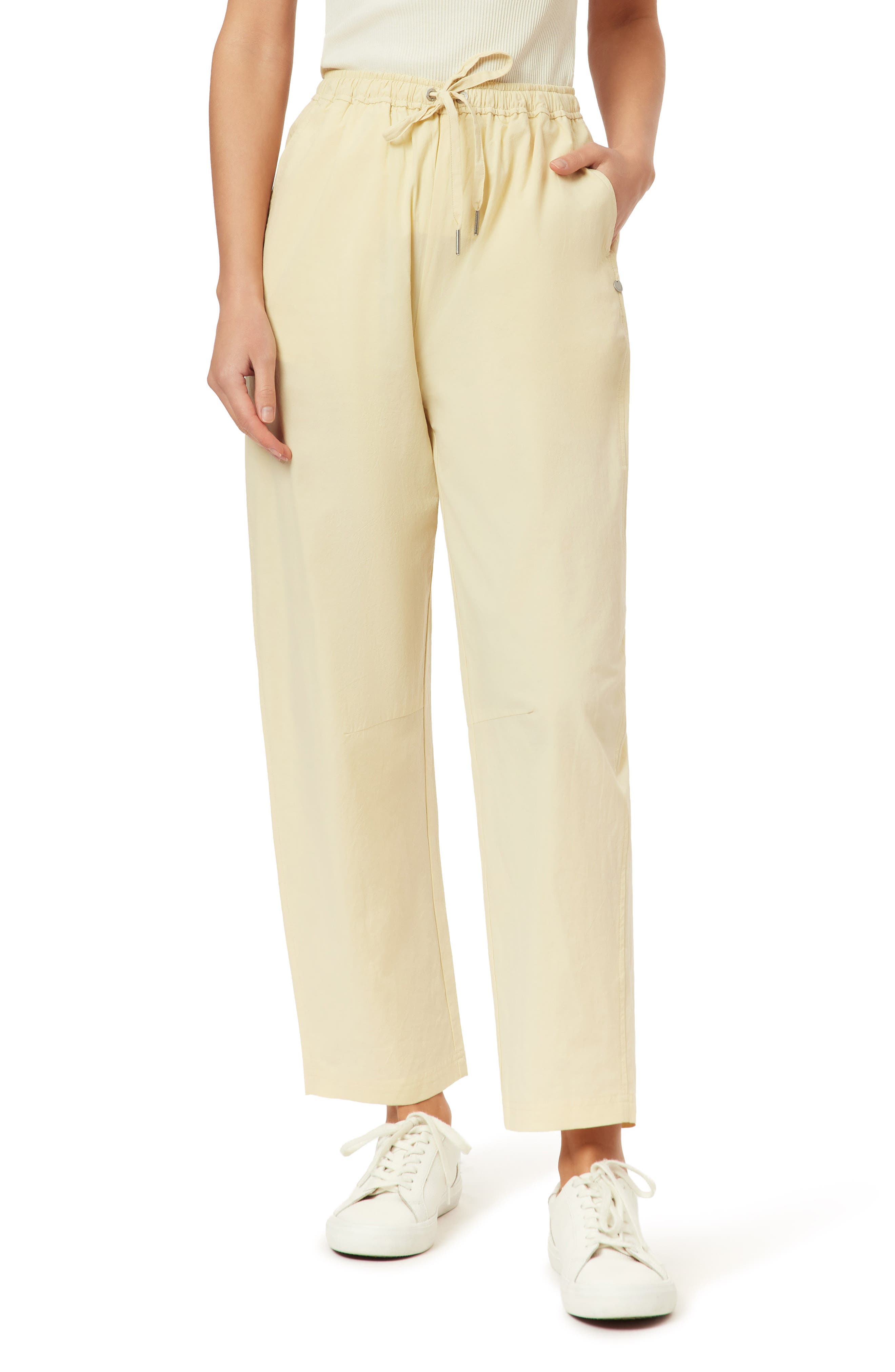 Scotch & Soda Barrel Leg Cotton Drawstring Pants