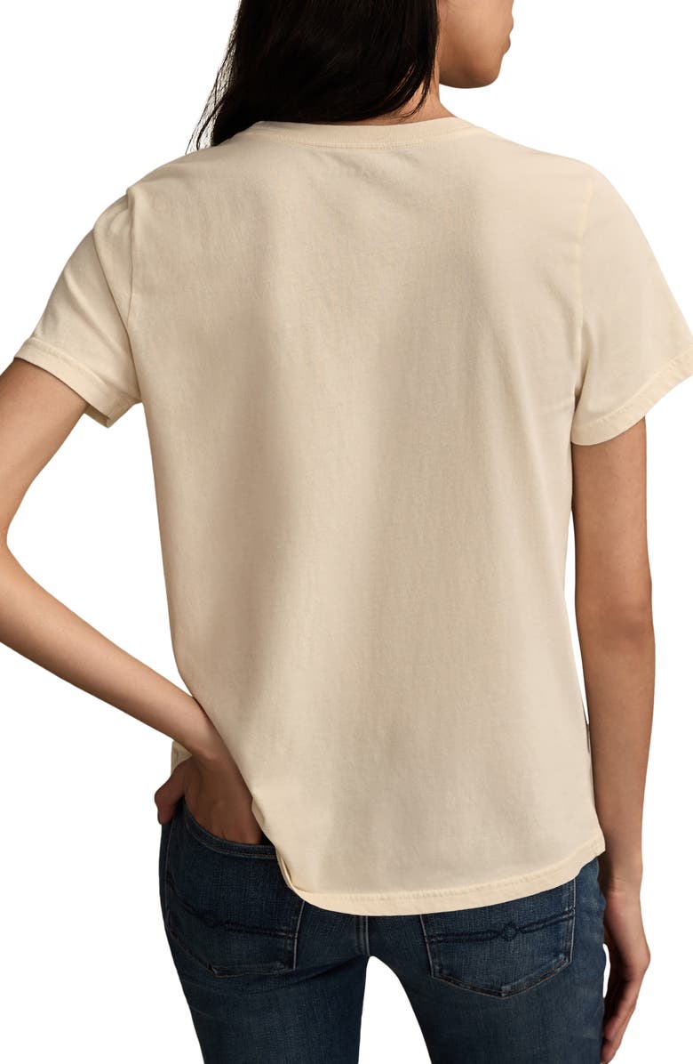 Lucky Brand Cowgirl Card Cotton Graphic T-Shirt, Alternate, color, Whitecap Gray