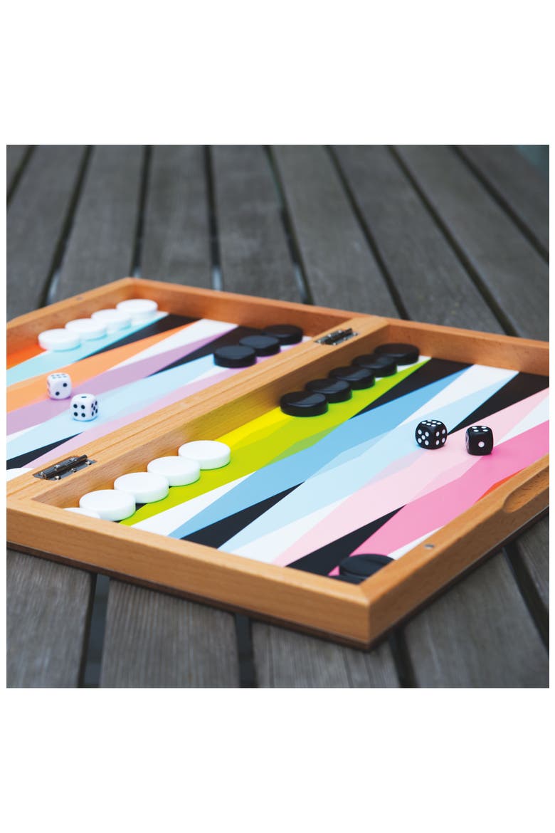 Design Store Colorful Backgammon Set, Alternate, color, NONE