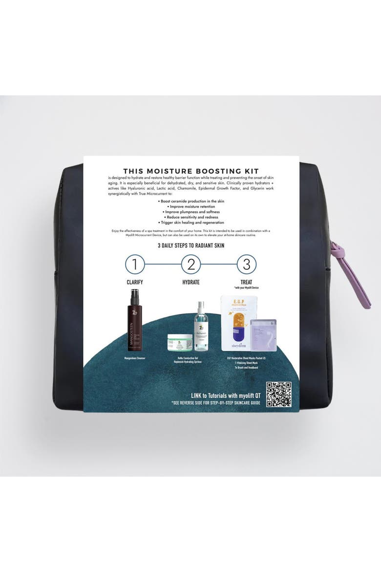 MyoLift Moisture Boost Kit | 2-Week Hydration & Skin Barrier Restoration | Ideal for Dehydrated, Dry, Sensitive Skin | Includes Serums, Masks, Spritzer & More | Use with MyoLift Microcurrent Device, Alternate, color, None