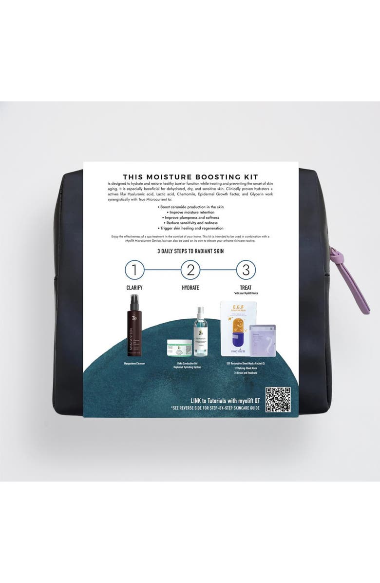7e Wellness MyoLift Moisture Boost Kit | 2-Week Hydration & Skin Barrier Restoration | Ideal for Dehydrated, Dry, Sensitive Skin | Includes Serums, Masks, Spritzer & More | Use with MyoLift Microcurrent Device, Alternate, color, NO COLOR