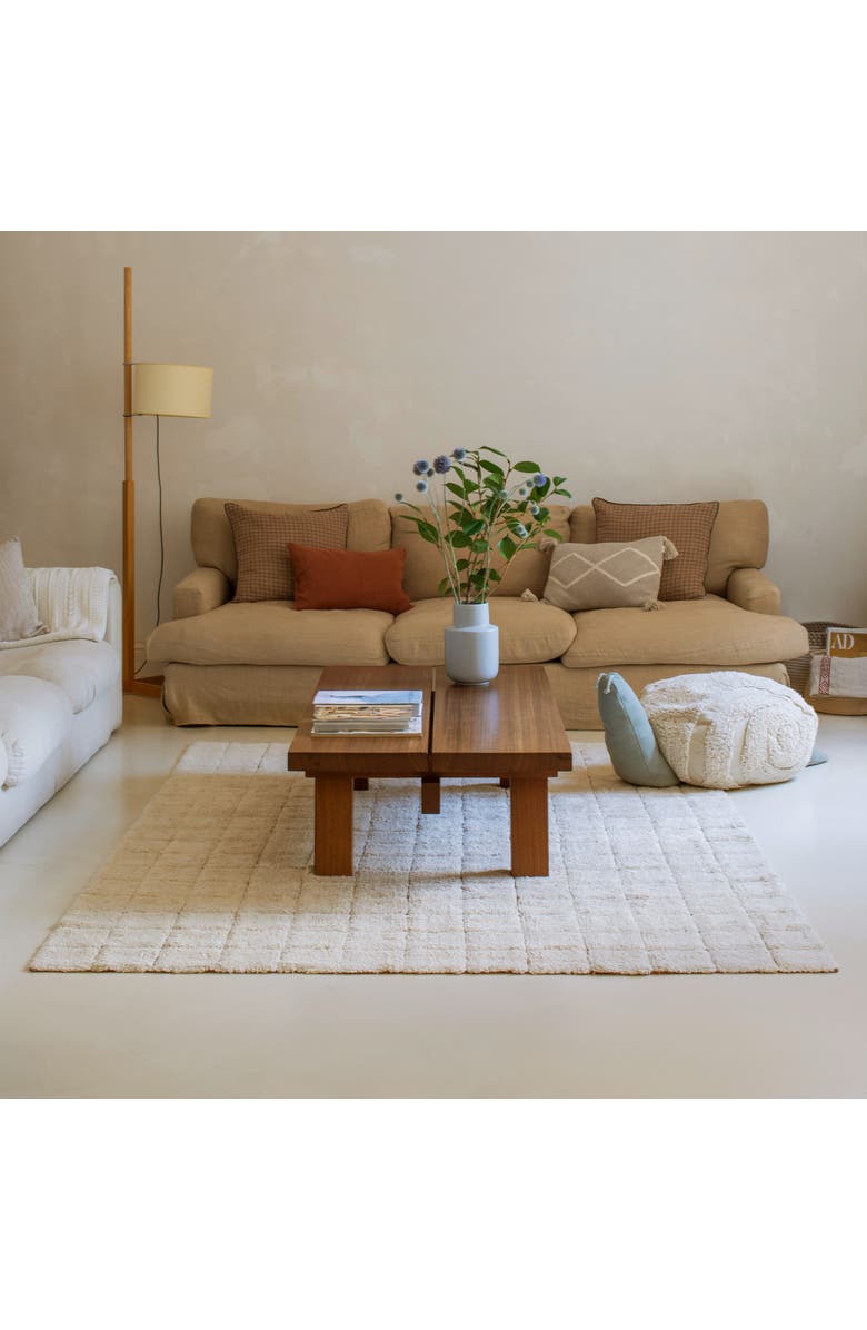 Lorena Canals Washable rug Mosaic, Alternate, color, Natural, Toffee