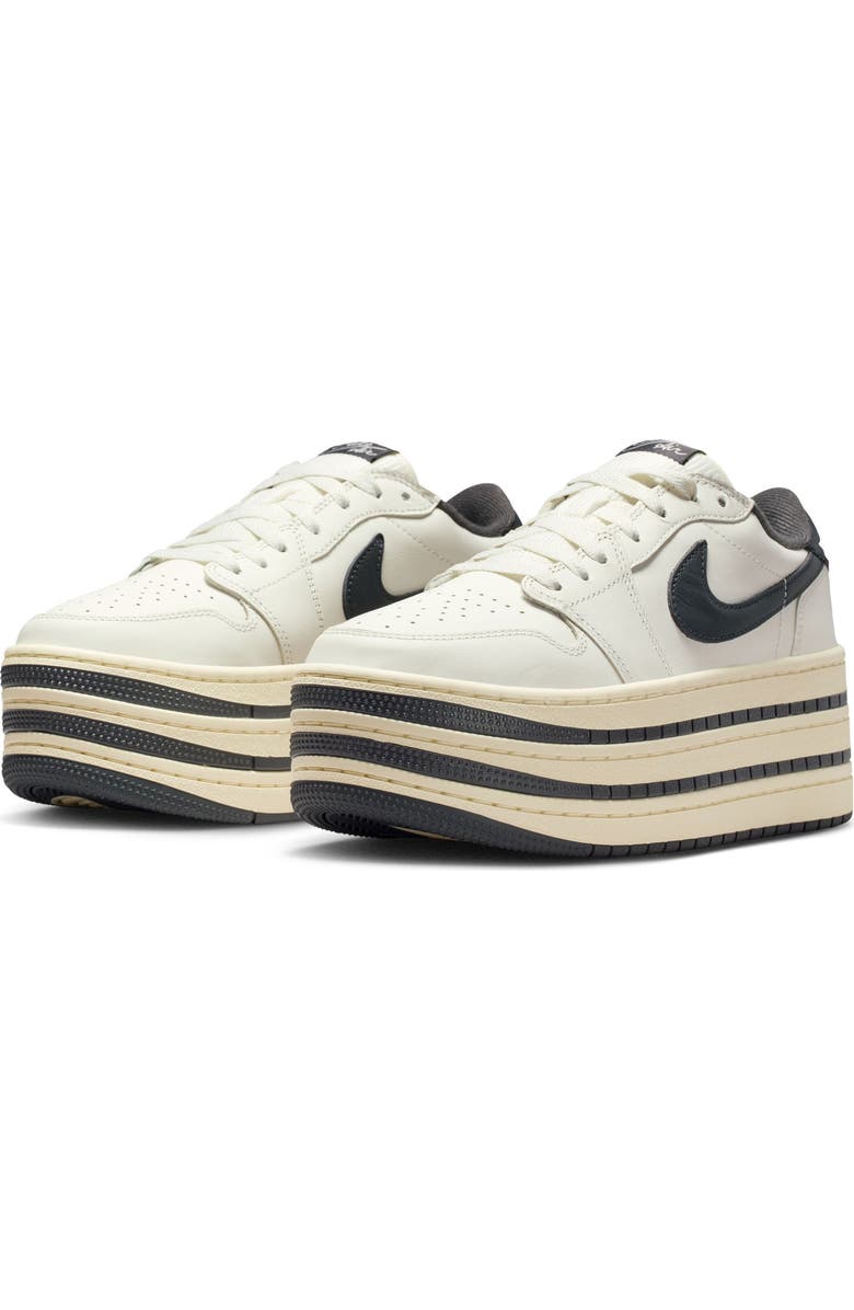 Jordan Air Jordan 1 Triple Platform Basketball Sneaker, Main, color, Sail/ Anthracite/ Coconut Milk