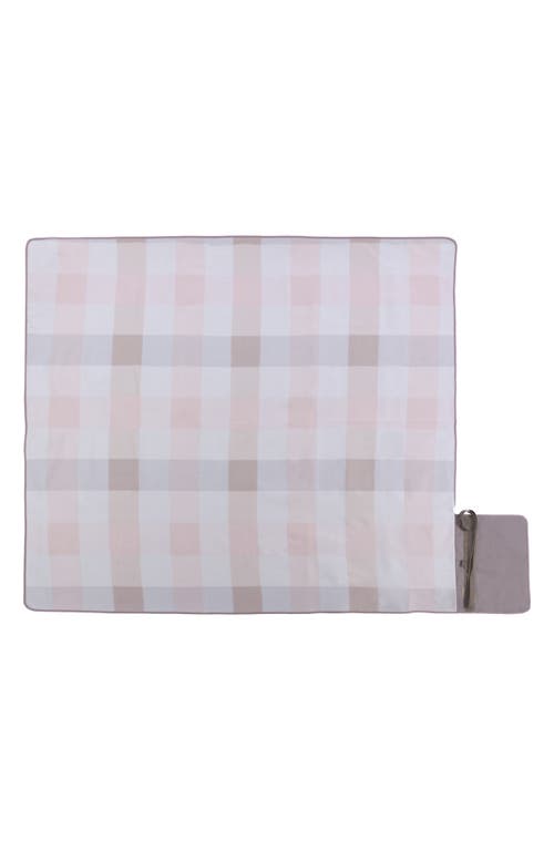 Picnic Time X-large Outdoor Picnic Blanket Tote Bag In Beige