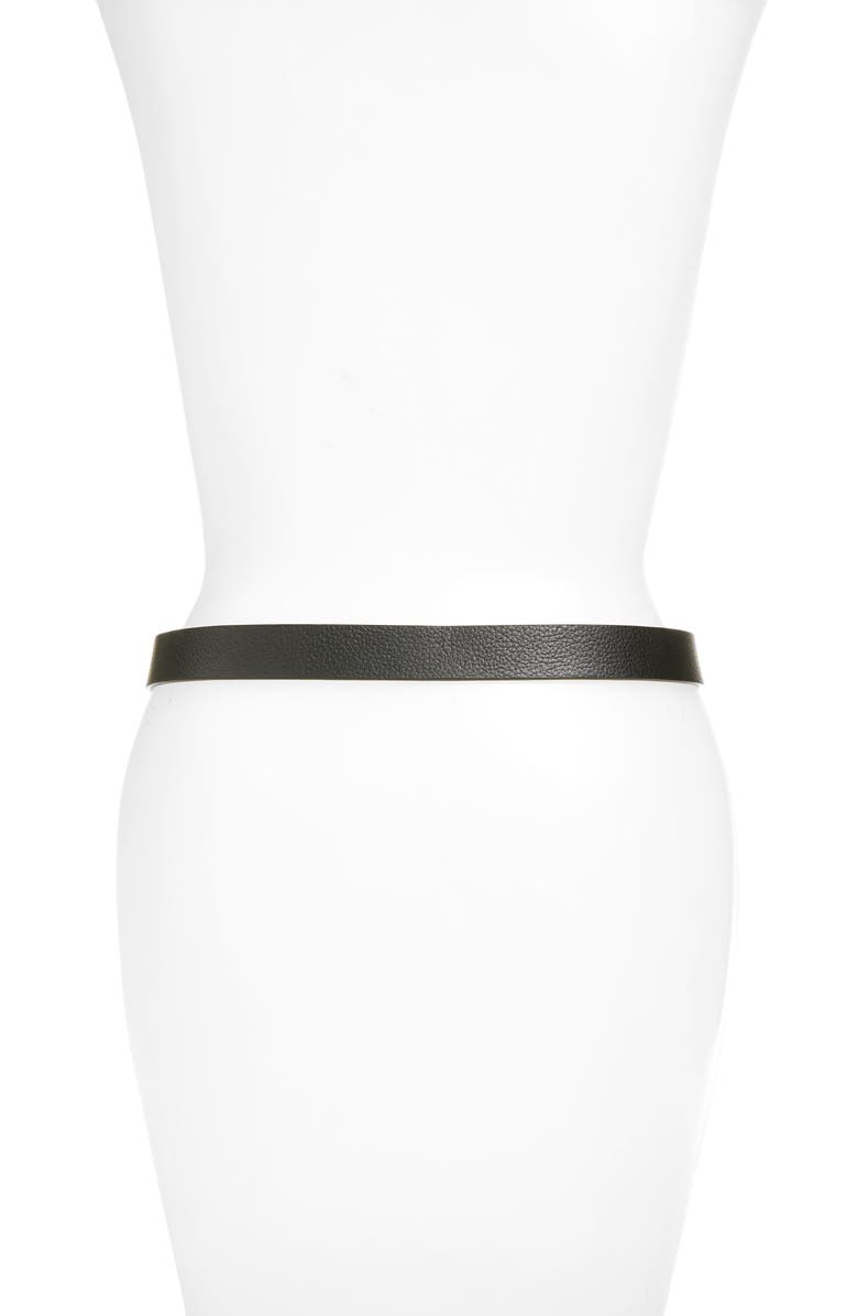 Michael Kors Leather Belt, Alternate, color,