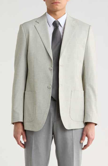 Tahari Slim Fit Plaid Sport Coat