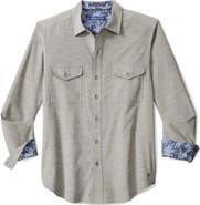 Tommy Bahama Coastline Cord Heather Bay Cotton Corduroy Button-Up Shirt