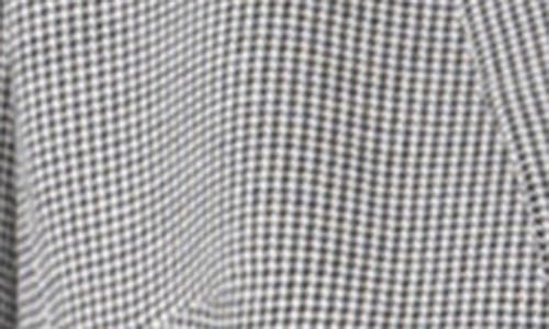 Akris Punto Micro Houndstooth Single Breasted Jersey Blazer In Cream-black
