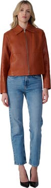 FURNIQ UK Daisy Leather Jacket