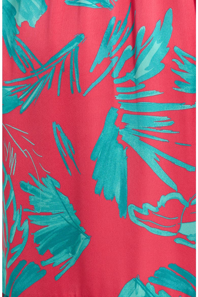 Palm Tropics Pismo Button Maxi Dress, Alternate, color, PINK-GREEN