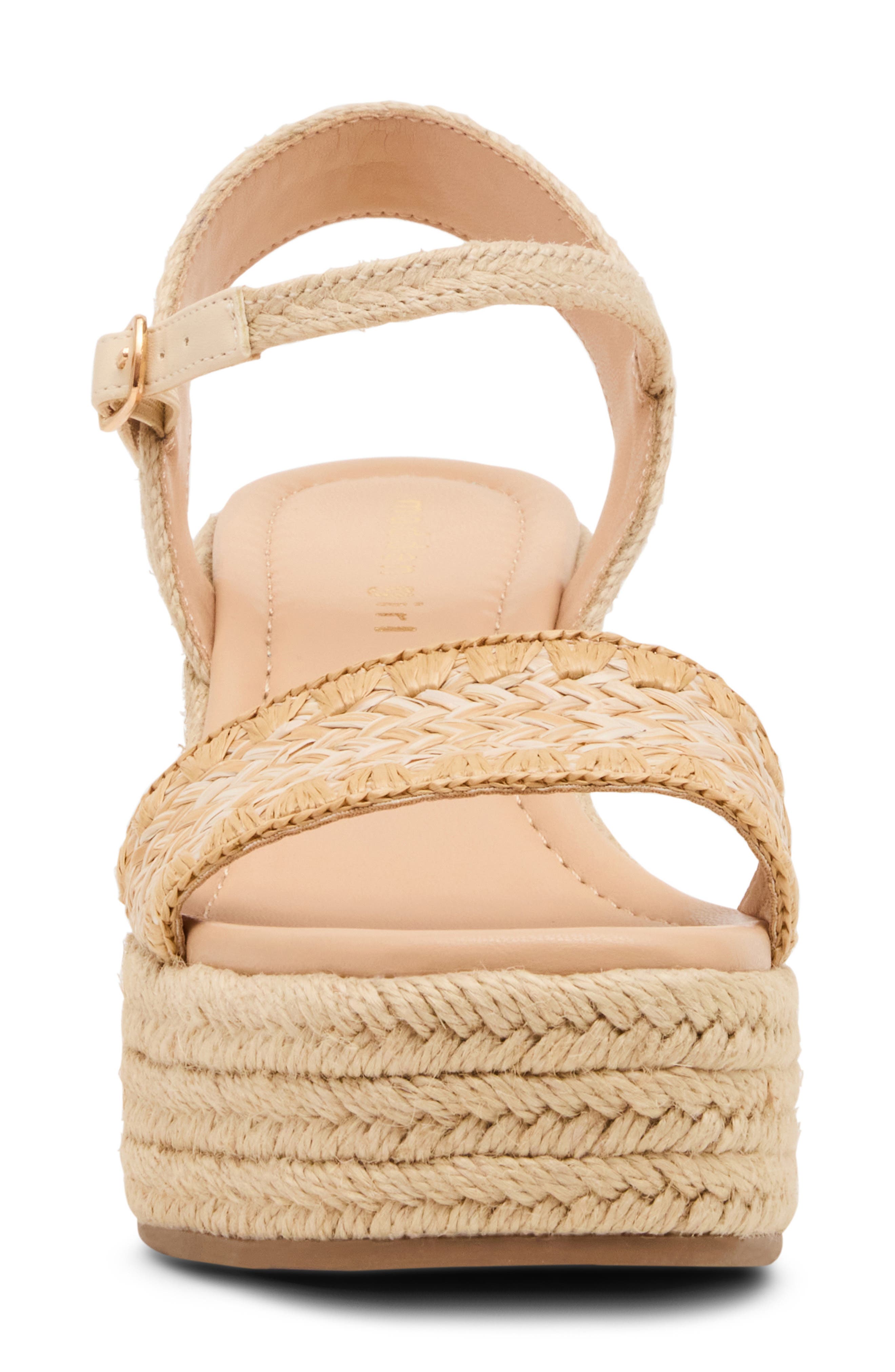 Madden Girl <p>Valleyyy Platform Wedge Sandal (Women) </p>, Alternate, color, Dark Natural