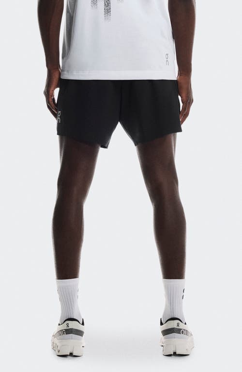 On Training Shorts In Black