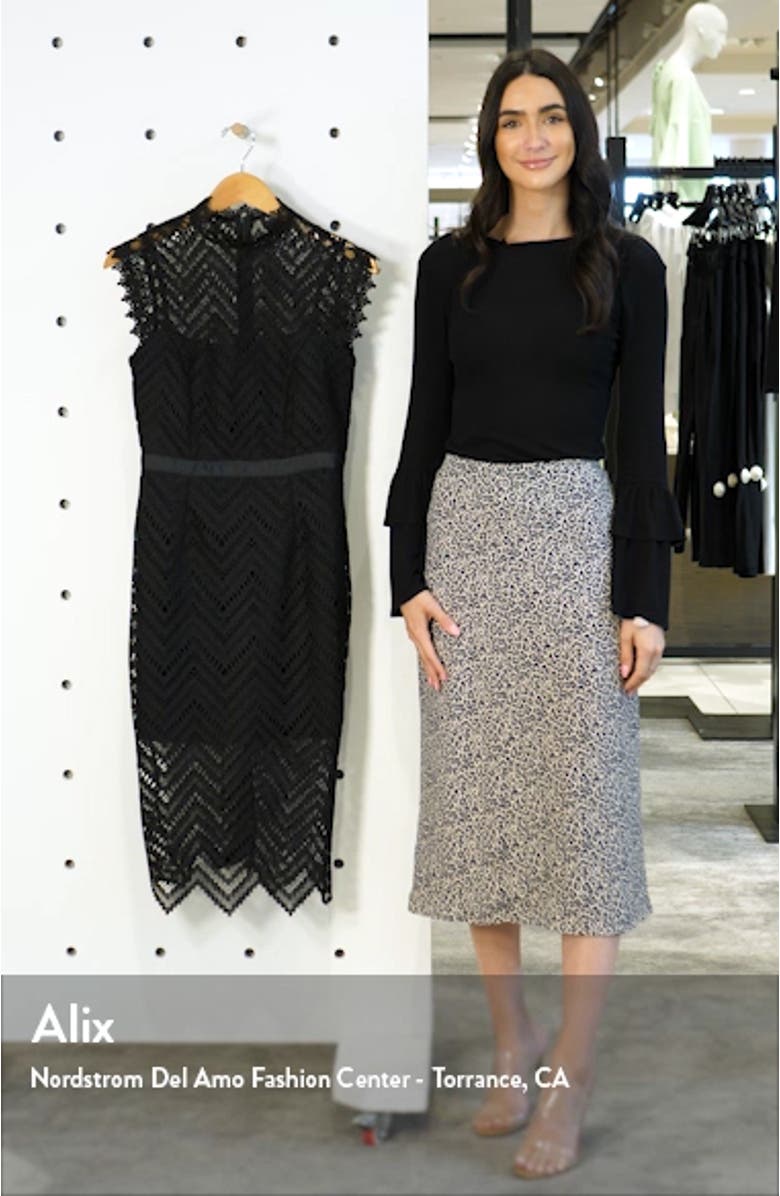 Imogen Lace Cocktail Dress, sales video thumbnail