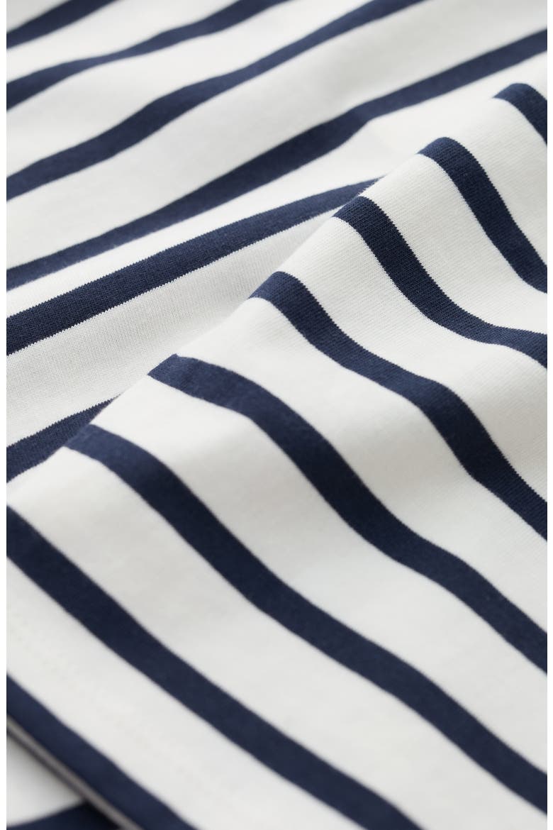 Sailor Stripe Organic Cotton Top, Alternate, color, FALMOUTH BRETON CHALK MARITIME