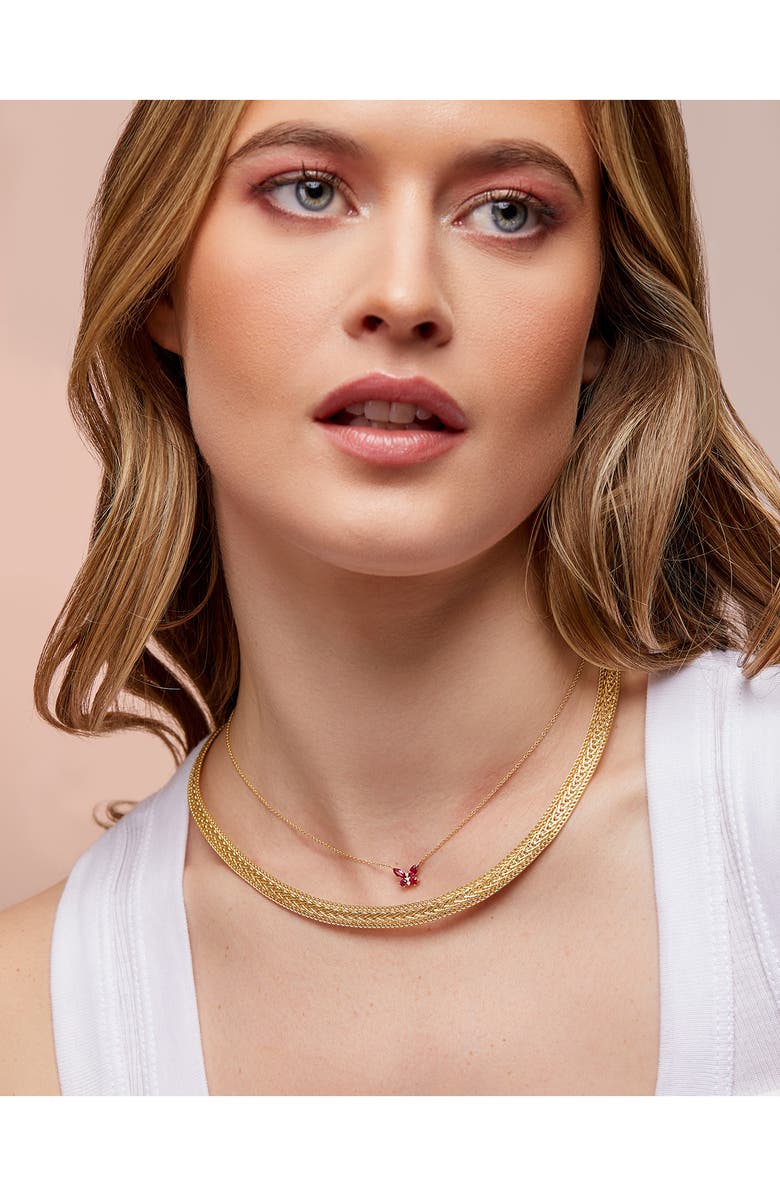 Bony Levy 14K Gold Mesh Necklace, Alternate, color, 