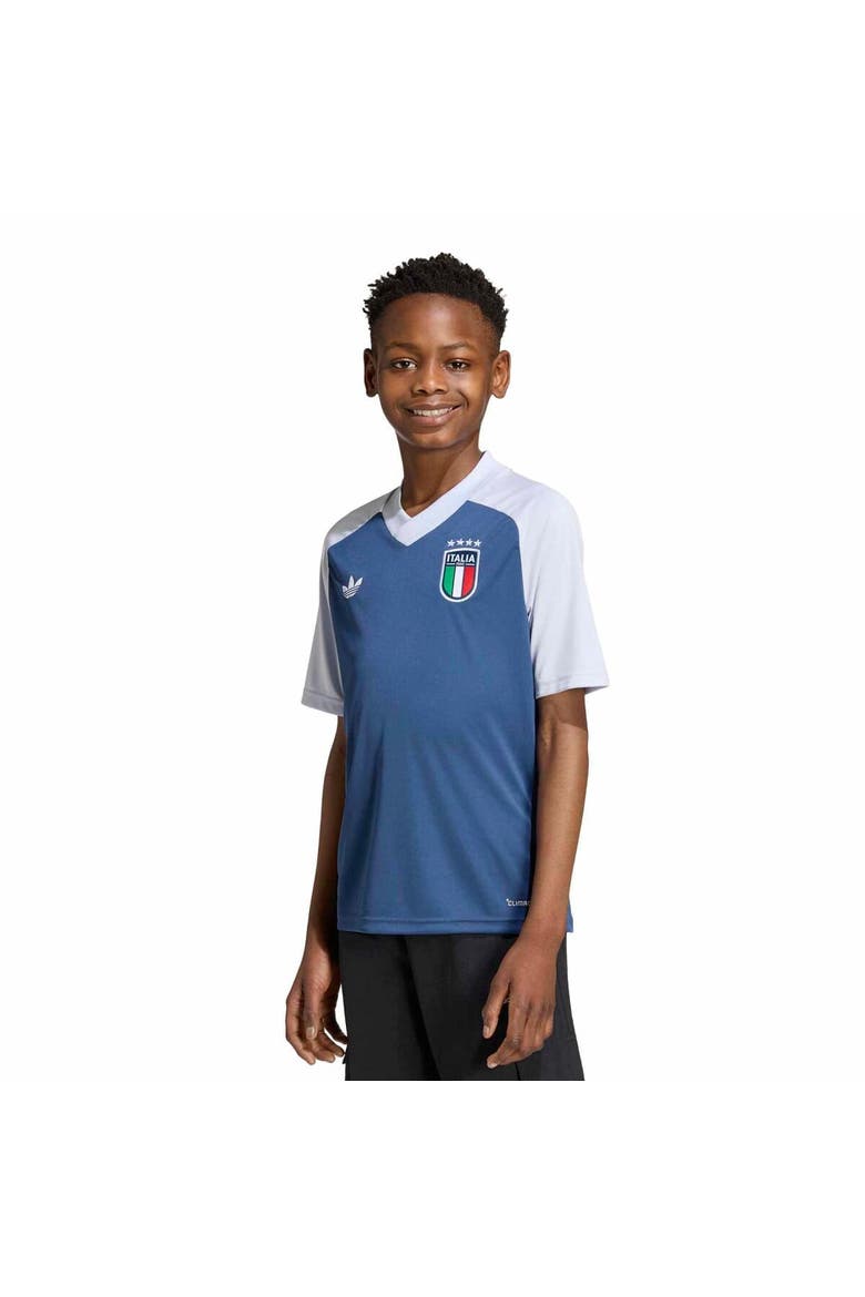 Youth adidas Blue Italy National Team 2026 Pre-Match Top, Main, color, Blue