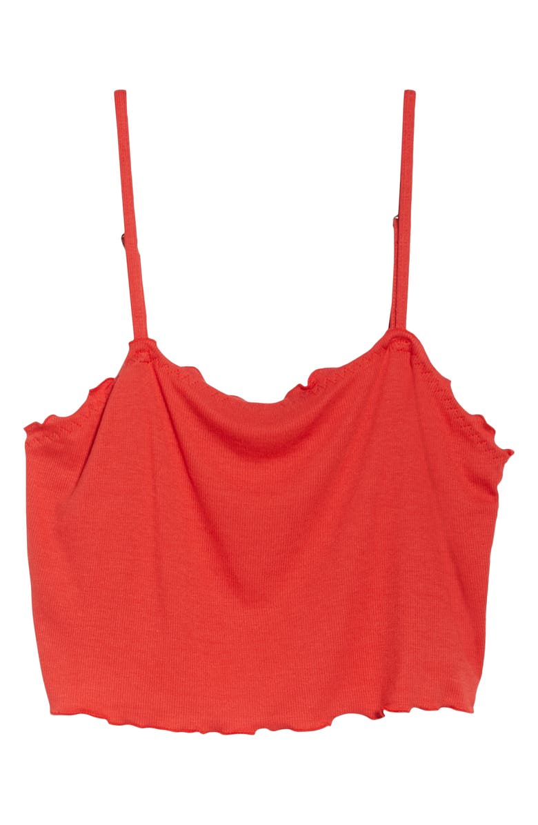 BP. x Claudia Sulewski Ruffle Edge Crop Camisole, Alternate, color, 