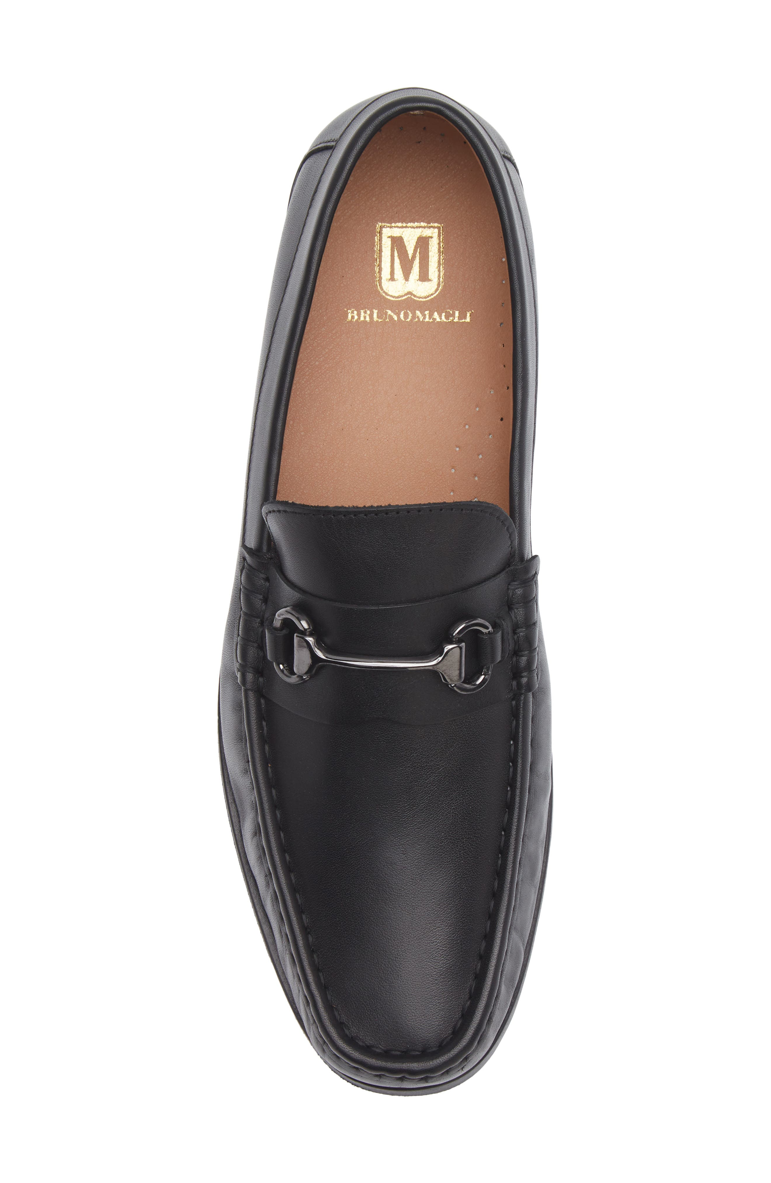 Giacomo Leather Loafer, Alternate, color, BLACK