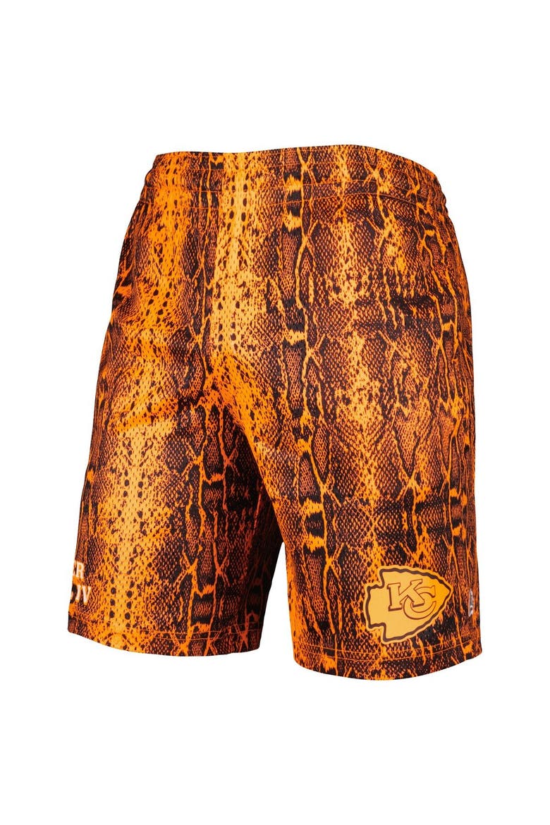Men's New Era Orange Kansas City Chiefs Summer Pop Shorts, Alternate, color, Orange