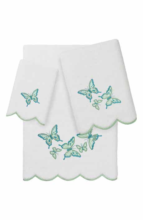 3-Piece Brittney Embroidered Turkish Cotton Towel Set