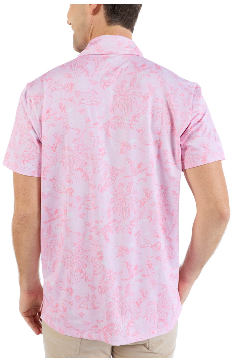 Kenny Flowers The 19th Hole - Pink Golf Shirt, Alternate, color, Pink