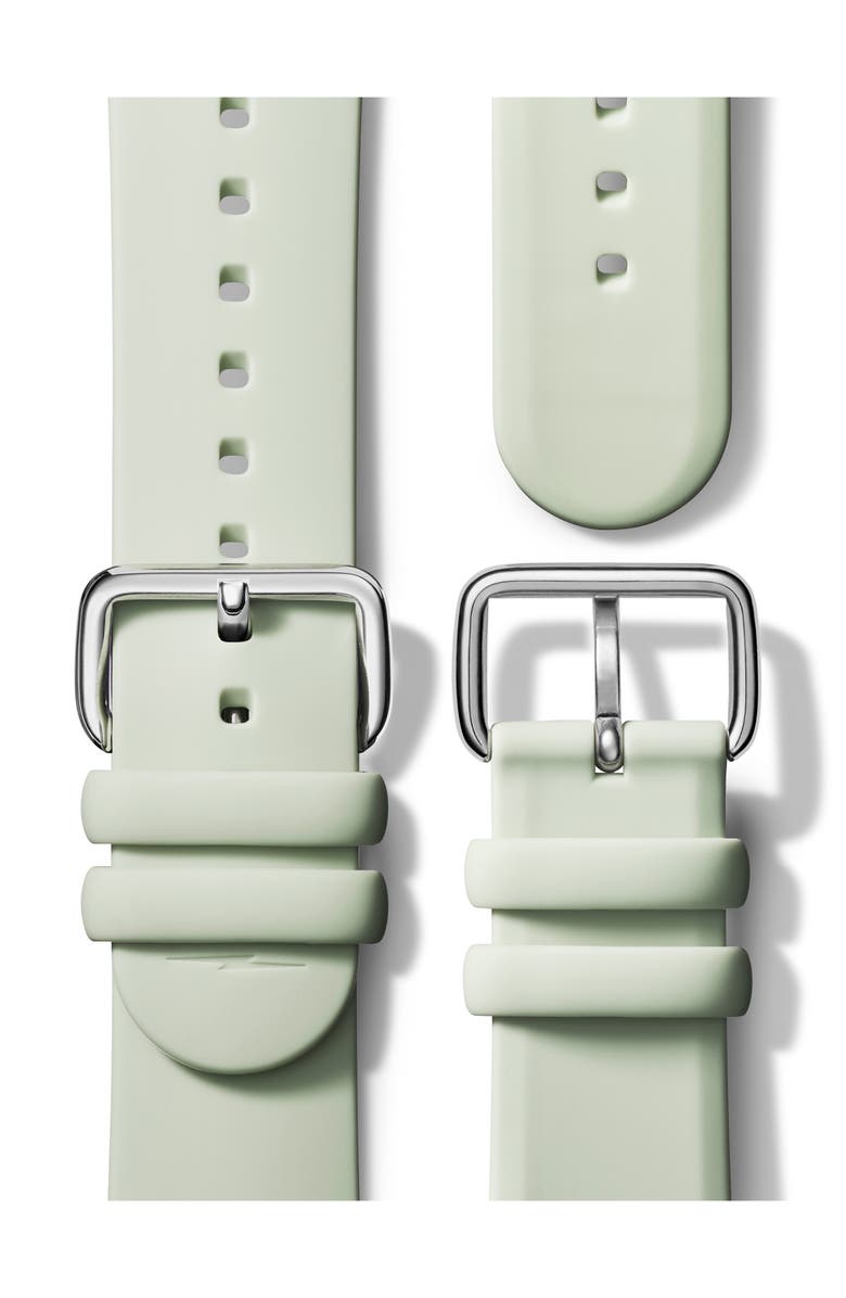 Shinola Detrola The Mint Condition Silicone Strap Watch, 43mm, Alternate, color, 