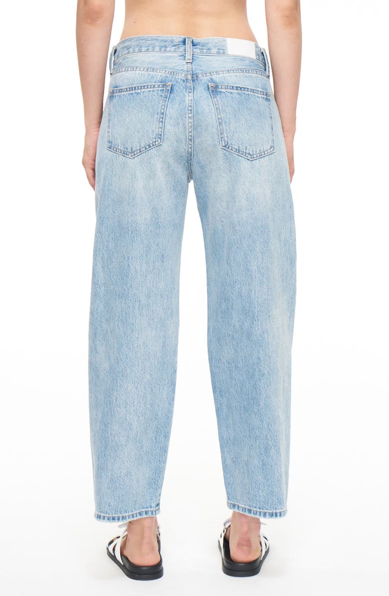 Pistola Bobbie Twisted Seam Ankle Wide Leg Jeans, Alternate, color, 