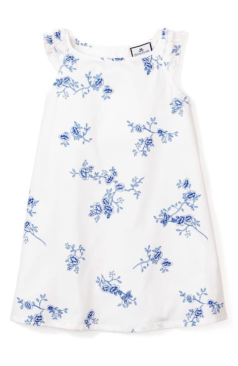 Amelia Brushed Cotton Blend Twill Nightgown (Baby)