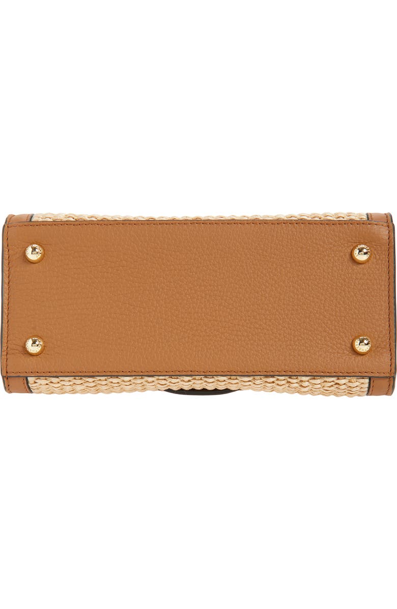 Strathberry Mini Woven Raffia Tote, Alternate, color, Tan/ Natural