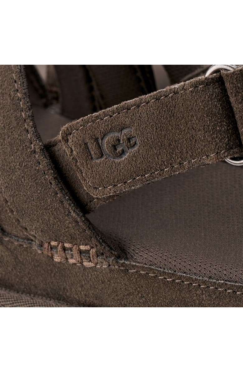 UGG<sup>®</sup> Goldenstar Gleam Sandal, Alternate, color, Dense Smoke