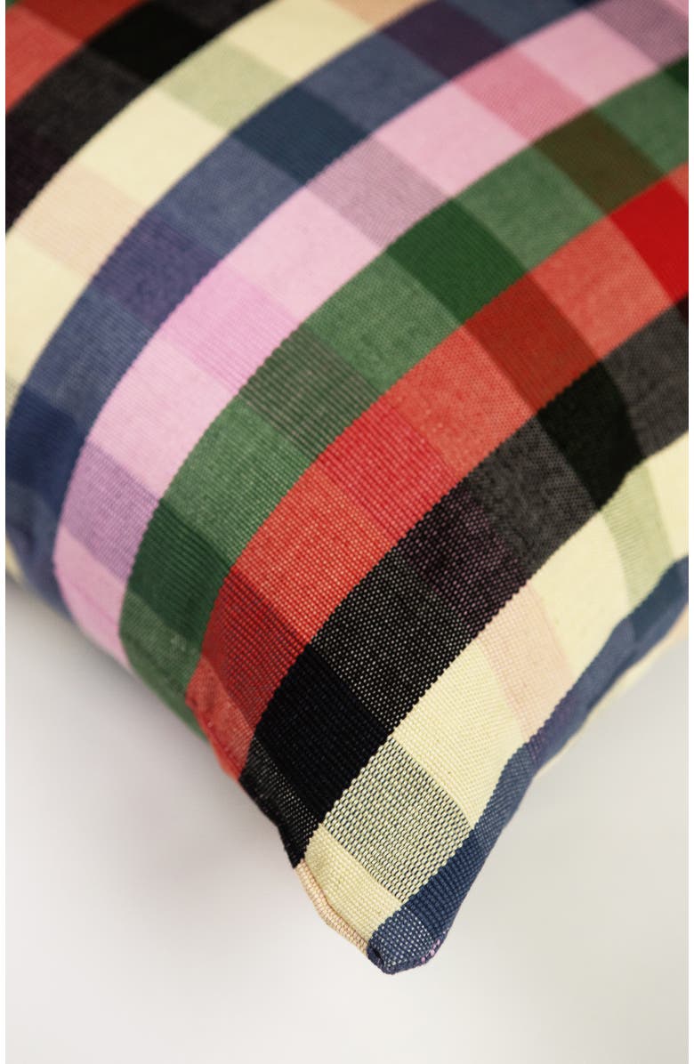 Archive New York Handwoven Marta Cotton Throw Pillow, Alternate, color, Red