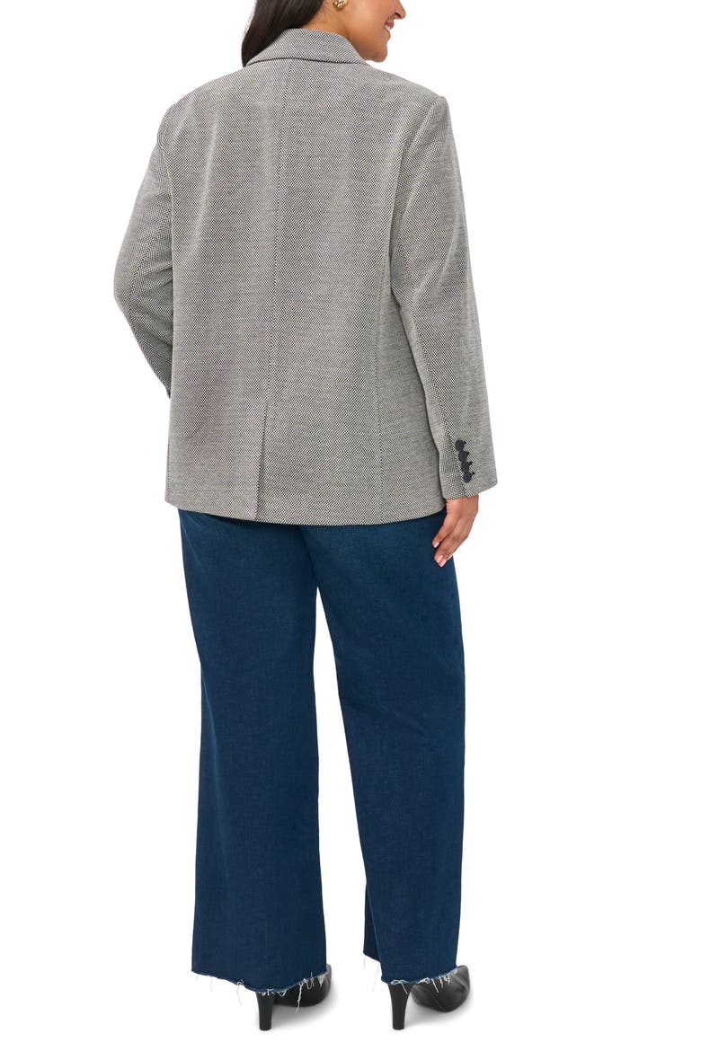 One-Button Blazer, Alternate, color, RICH BLACK