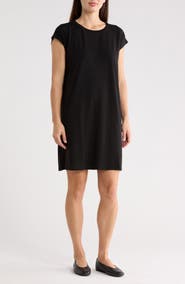 Eileen Fisher Crewneck Boxy Dress