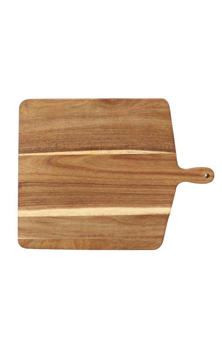 Megachef 13 Inch Acacia Wood Square Serving Board, Alternate, color, Acacia