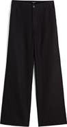 Madewell Zoe Relaxed Straight Leg Linen Pants
