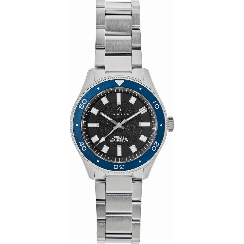 Nautis Holiss Automatic Bracelet Watch In Metallic