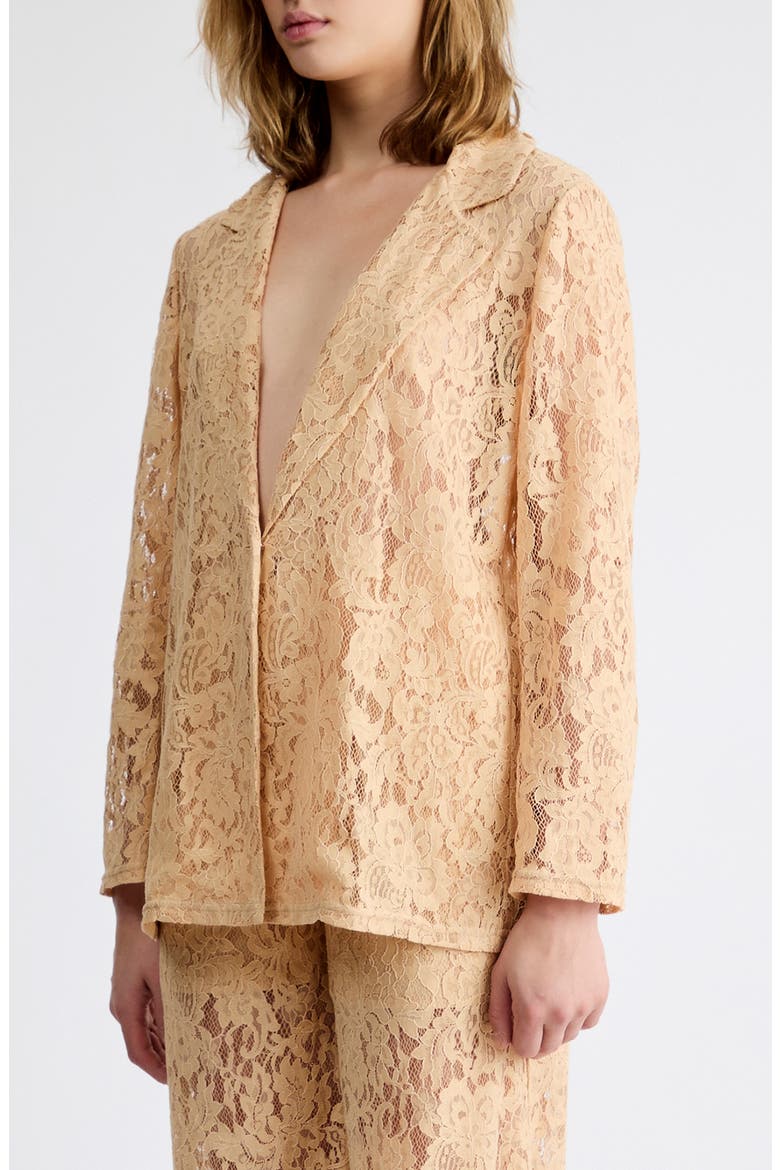 Andrey Lace Blazer, Alternate, color, TAN