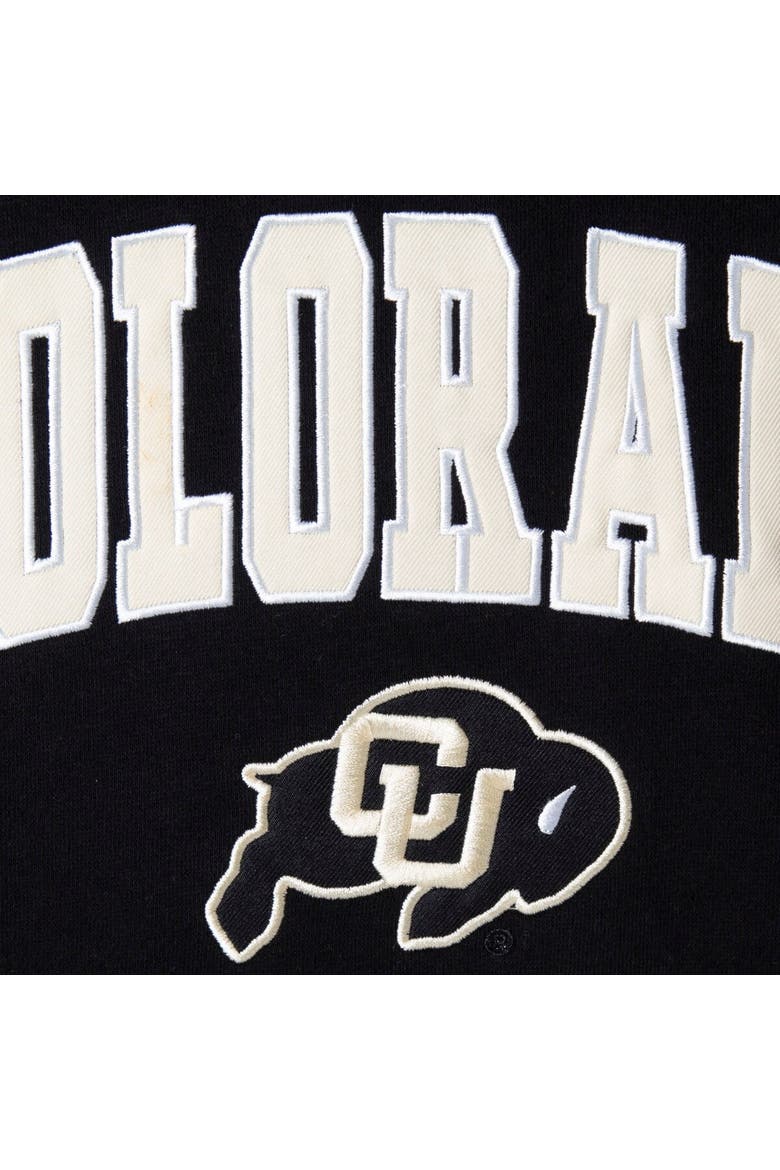 Youth Colosseum Black Colorado Buffaloes 2-Hit Team Pullover Hoodie, Alternate, color, Black