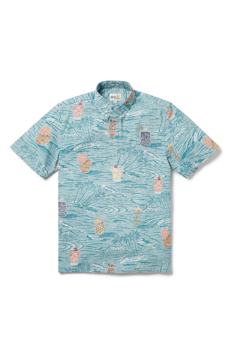 Reyn Spooner Island Sundowners Classic Fit Button-Down Shirt, Main, color, 