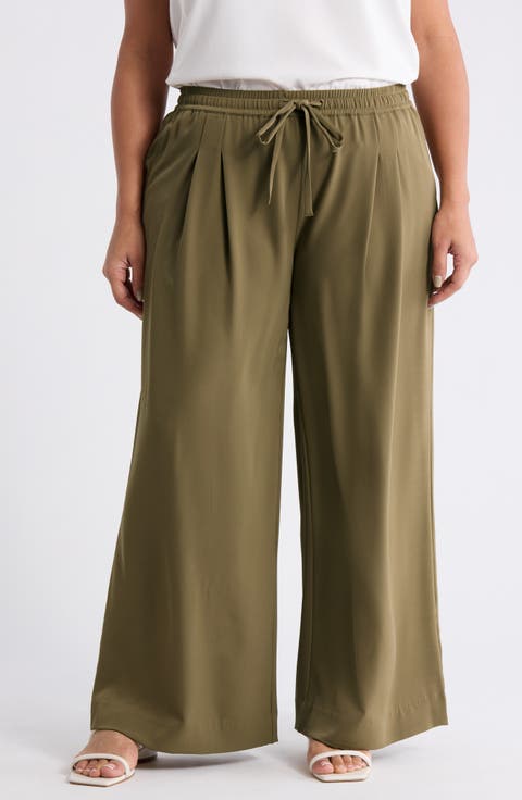 Mae Pleated Drawstring Pants