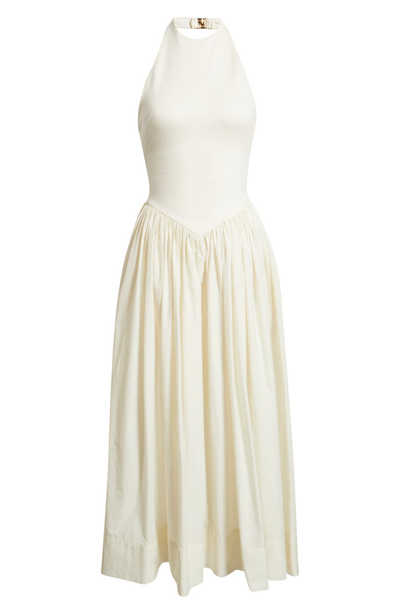 Delfi Collective Madison Halter Midi Dress, Alternate, color, Cream