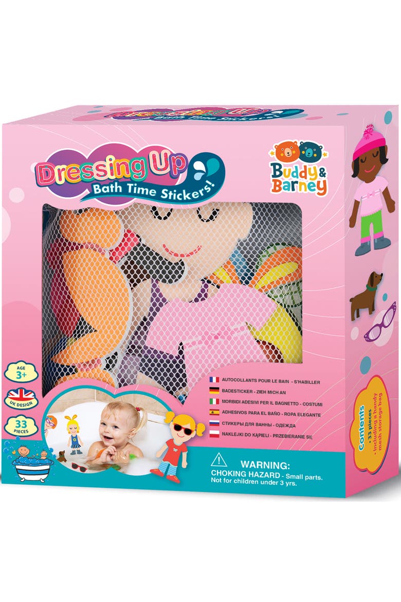 Dressing Up Bath Time Stickers, Alternate, color, Multicolored