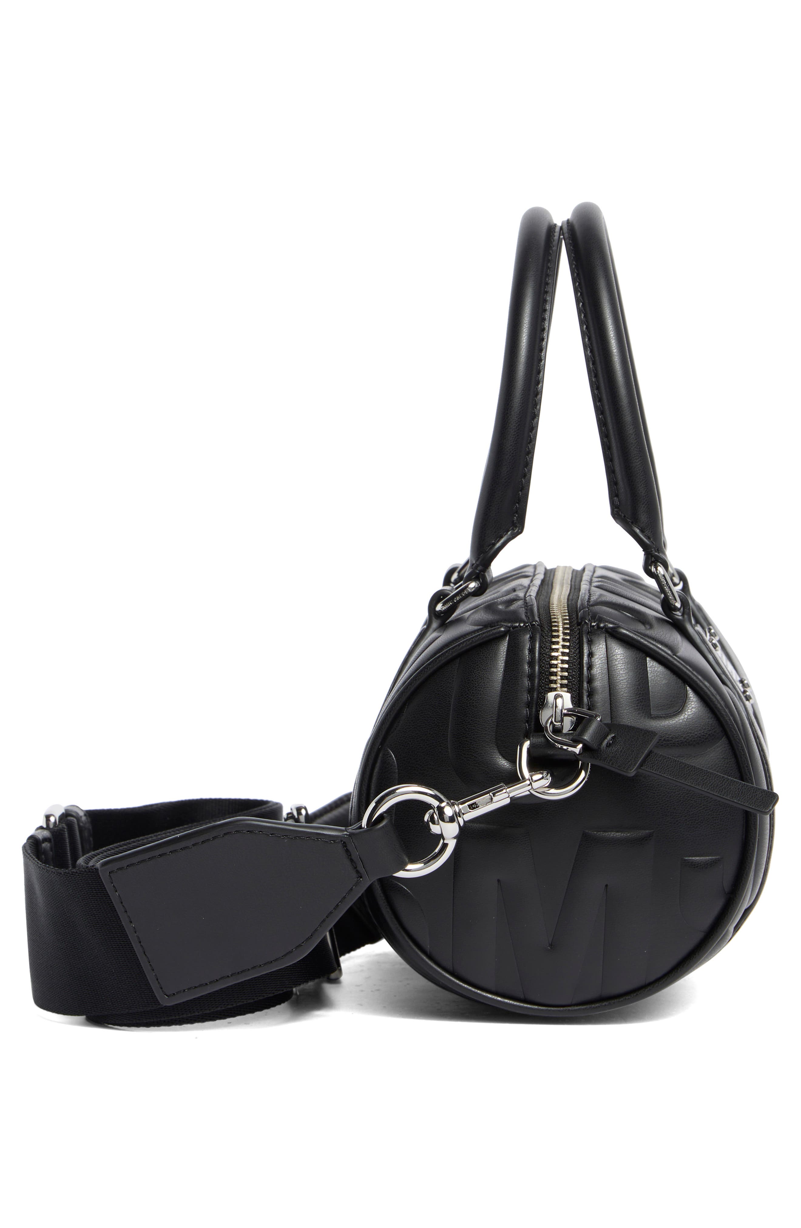 Marc Jacobs Embossed Leather Barrel Bag, Alternate, color, 