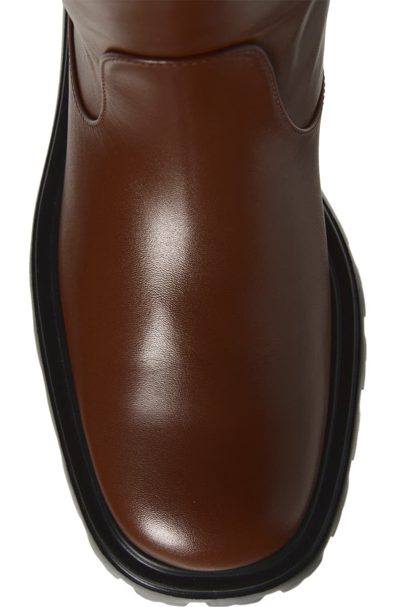 Stuart Weitzman Emerson Lug Sole Boot, Alternate, color, Deep Coffee