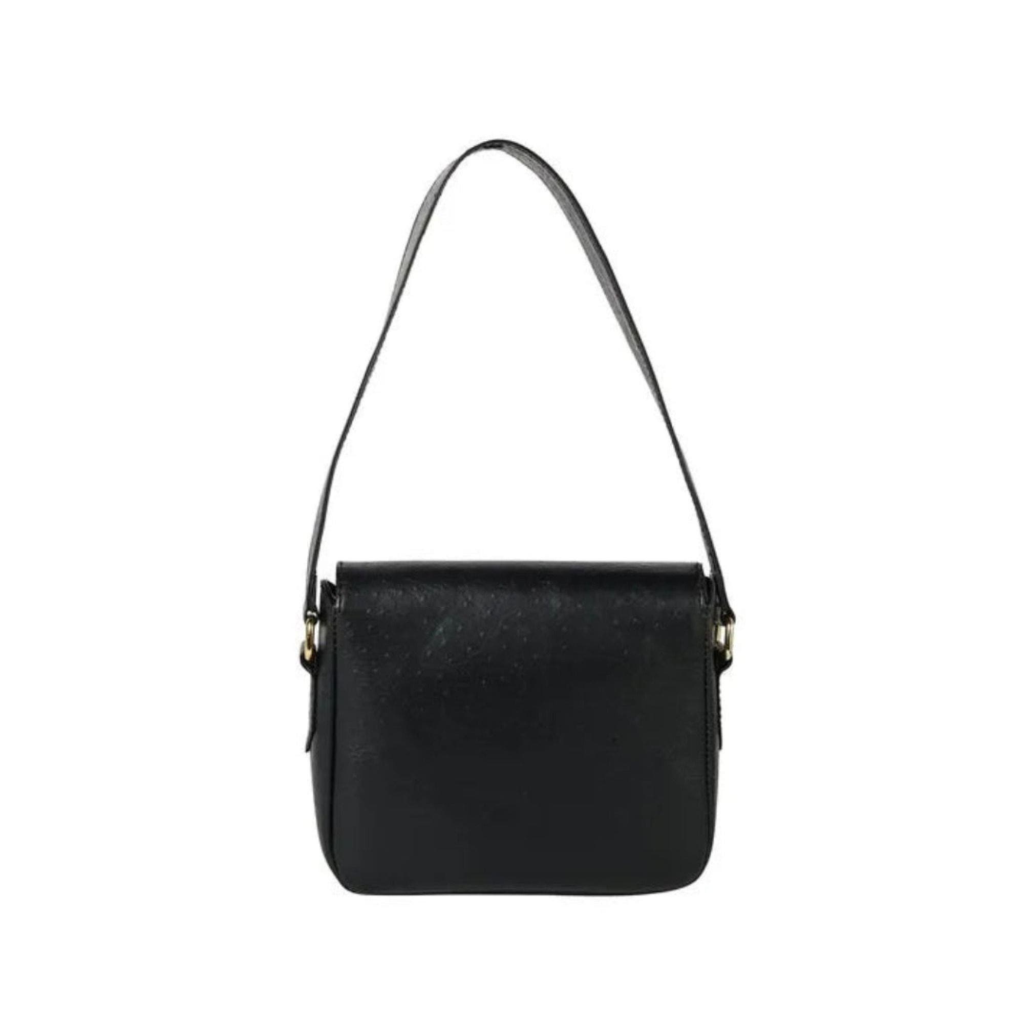 The Sophia Leather Handbag, Alternate, color, Black