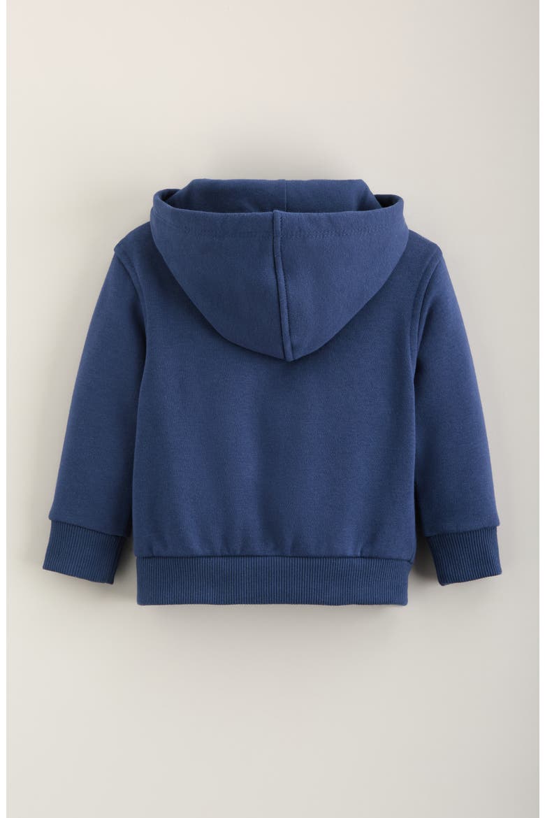 Kids' Zip-Up Fleece Hoodie, Alternate, color, NAVY DENIM