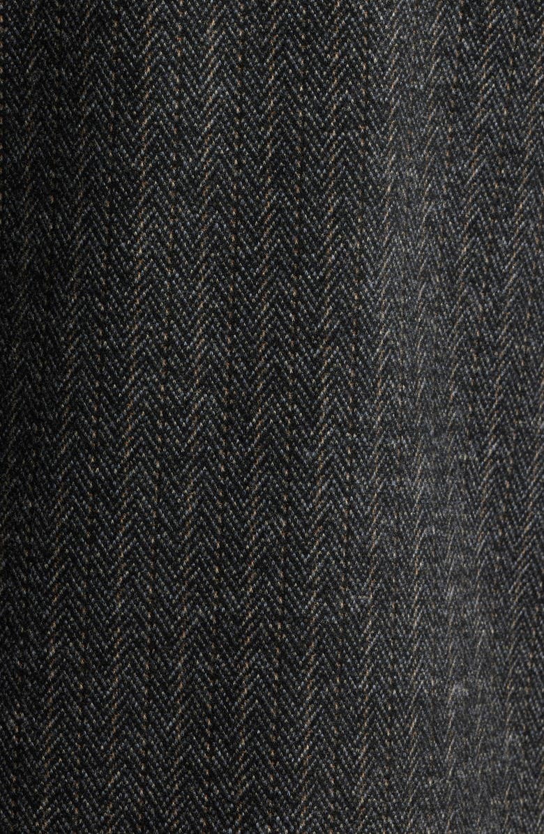 Wit & Wisdom Herringbone Puff Shoulder Blazer, Alternate, color, 