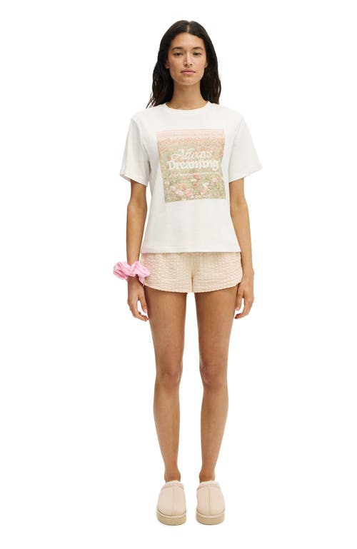 Cotton On Body Lounge Graphic Tee In White