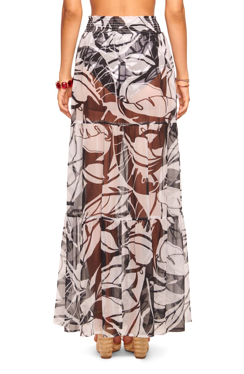 Ramy Brook Cecelia Semisheer Cover-Up Maxi Skirt, Alternate, color,
