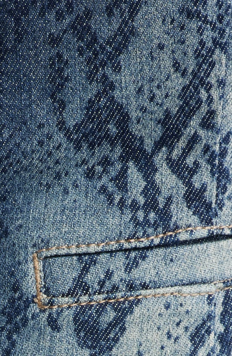 HIDDEN JEANS Snake Print Denim Halter Vest, Alternate, color, Snake